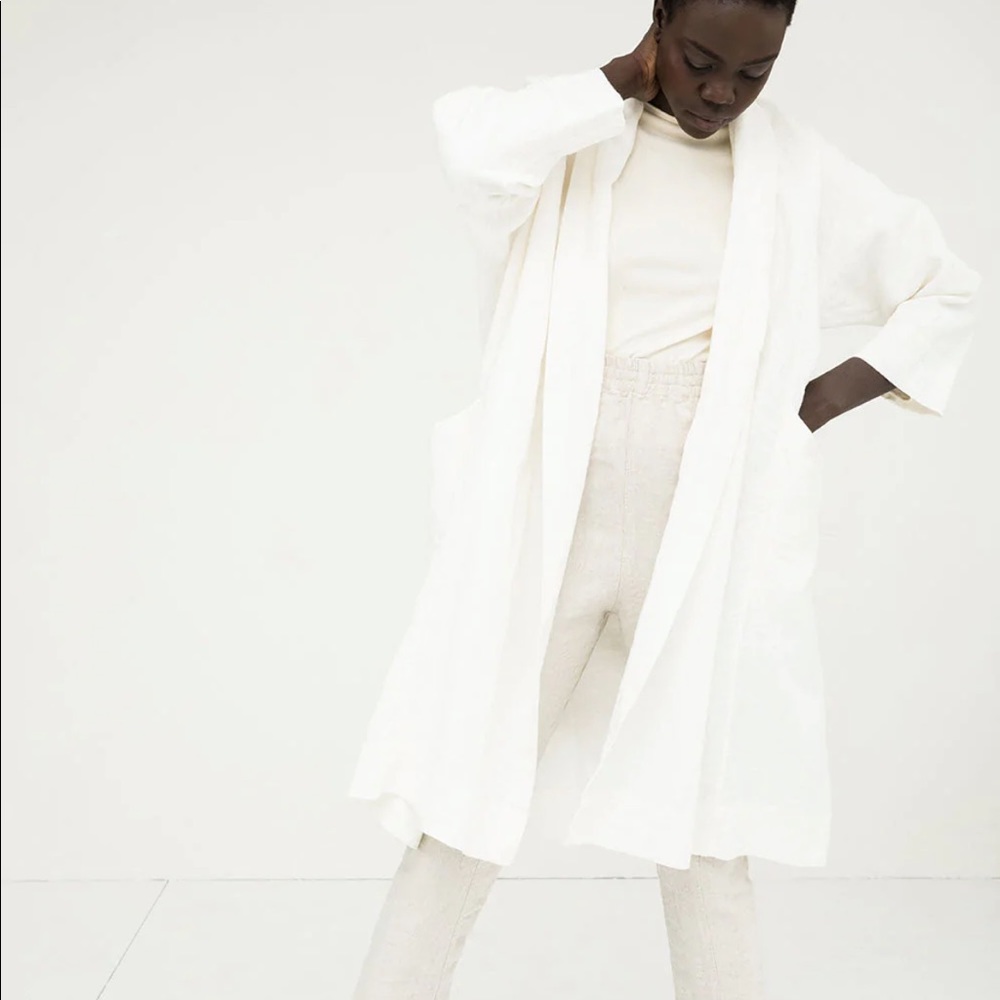 Brand new Elizabeth Suzann Clyde Trench - Midweight Linen